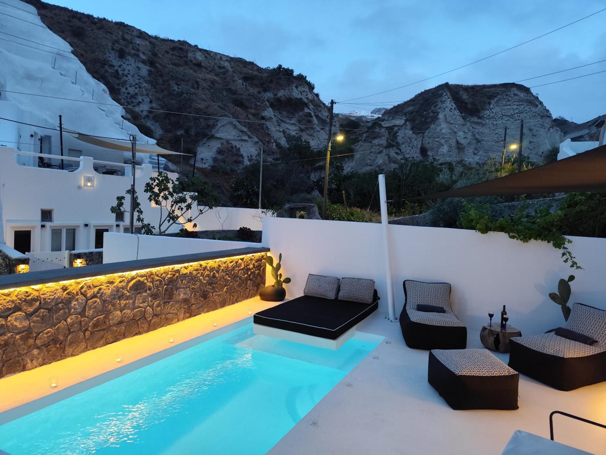 The Magic Luxury Cave Suites Vóthon Dış mekan fotoğraf